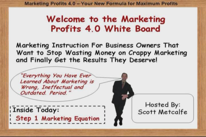 Step 1 Marketing Equation Training