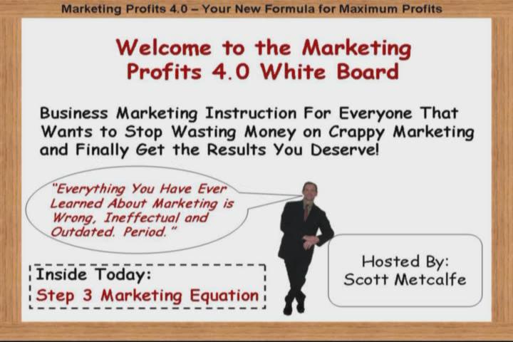 Marketing Equation Step 3 Video